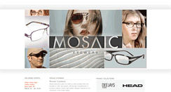 Desktop Screenshot of mosaiceyewear.com